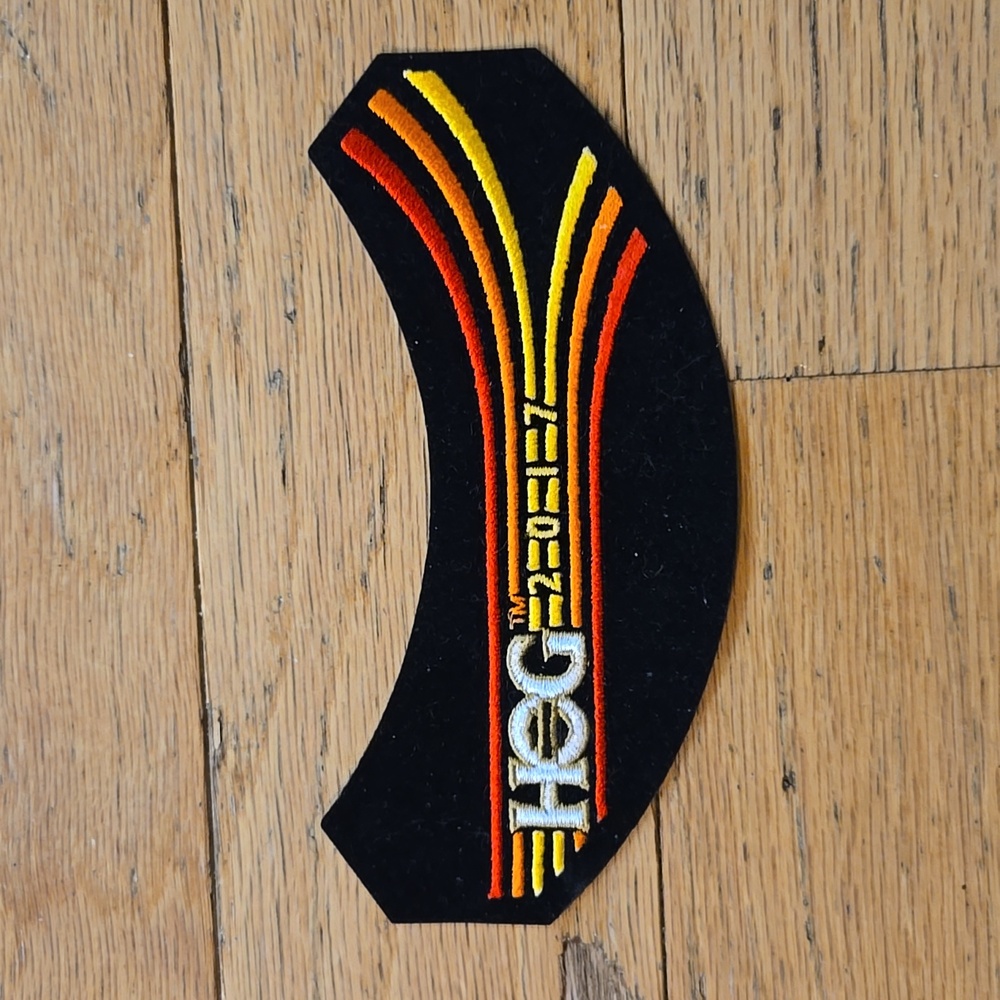 2017 Harley-Davidson HOG (HOG Owners Group) Rocker Patch 6" Length